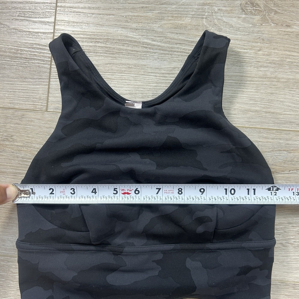 Lululemon Size 4 Wunder Train Longline Bra Heritage 365 Camo Med Support C/D Cup - Picture 7 of 10